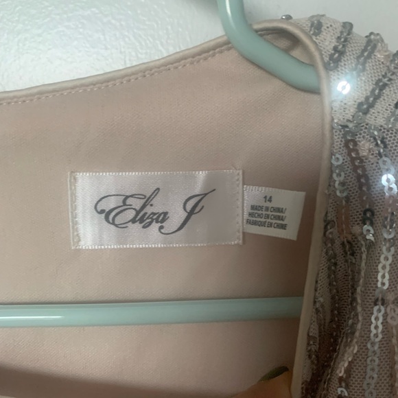 Eliza J sequin cocktail dress sz 14 - Picture 8 of 8